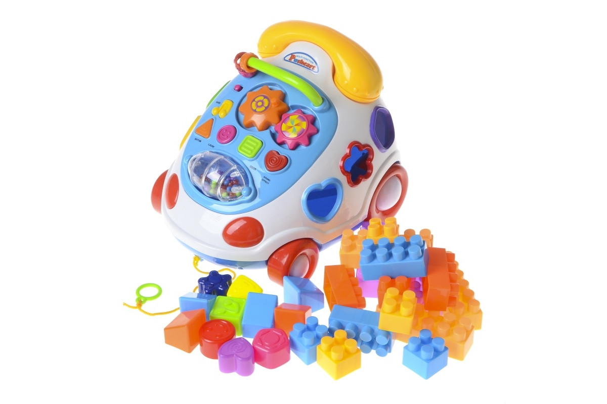 Іграшка для розвитку Сортер на колесаx з кубиками IM75