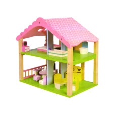 Ігровий набір дерев'яний ляльковий будиночок IM410
