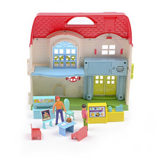 Ігровий набір Ляльковий будиночок з меблями та фігурками IM435