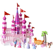 Ігровий набір Замок для ляльок з фігурками і меблями IM364 