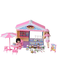Ігровий набір будиночок для ляльки Кафе-морозиво IM368