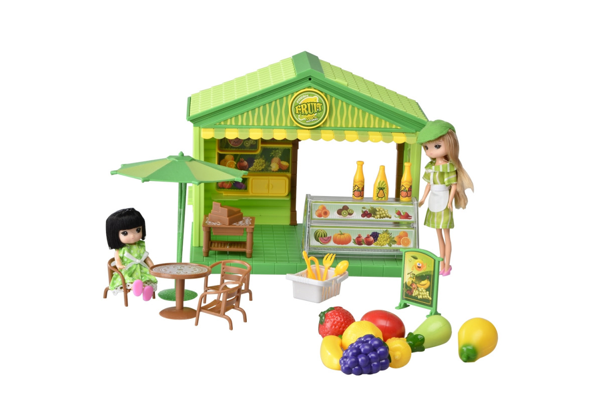 Ігровий набір будиночок для ляльки Магазин фруктів IM366