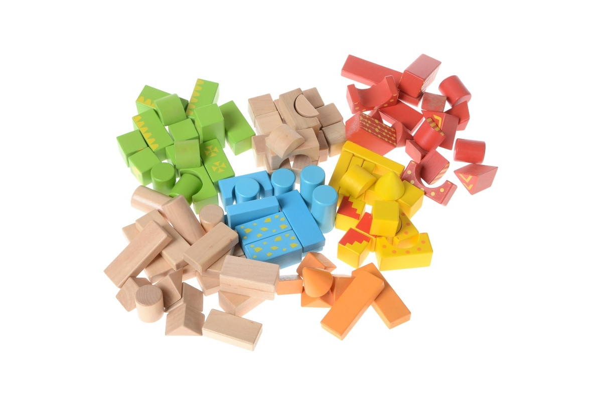 Іграшка для розвитку дерев'яні геометричні фігури IE566