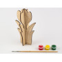 Набір для творчості дерев'яна розмальовка 3Д Крокус