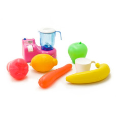 Іграшковий посуд, продукти, блендер в наборі IE391
