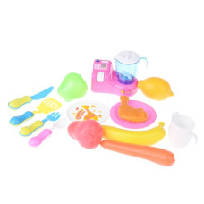 Іграшковий посуд, продукти, блендер в наборі IE388