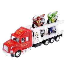 Іграшкова вантажівка з платформою для машинок IM76D