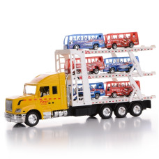 Іграшкова вантажівка з платформою для машинок IM78D