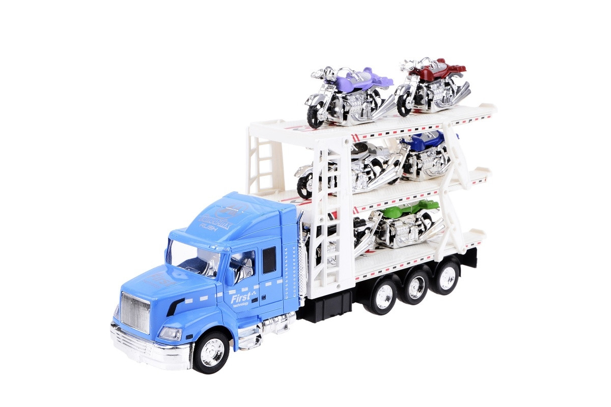 Іграшкова вантажівка з платформою для машинок IM78A 