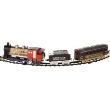 Іграшкова залізниця з паротягом і вагонами IM252