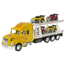 Іграшкова вантажівка з платформою для машинок IM75D