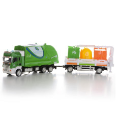 Іграшкова вантажівка з причепом IM306/GR