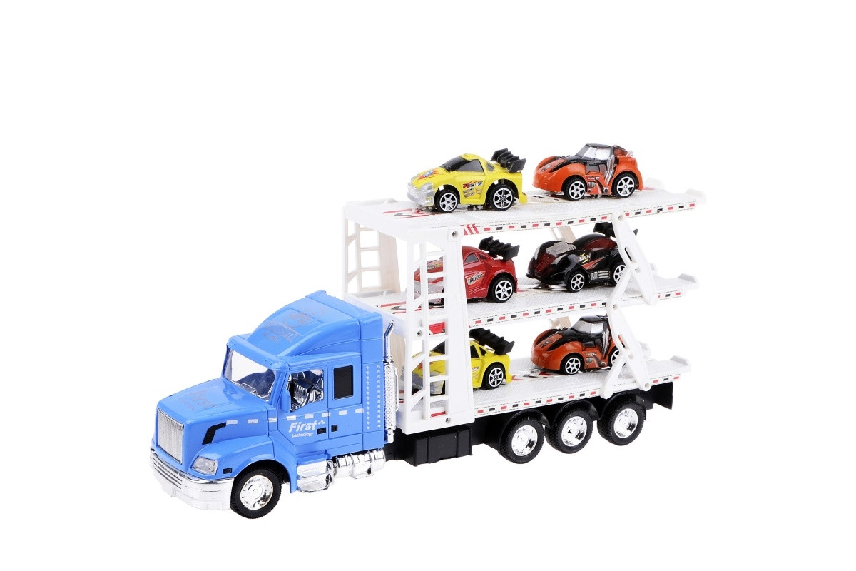 Іграшкова вантажівка з платформою для машинок IM78B