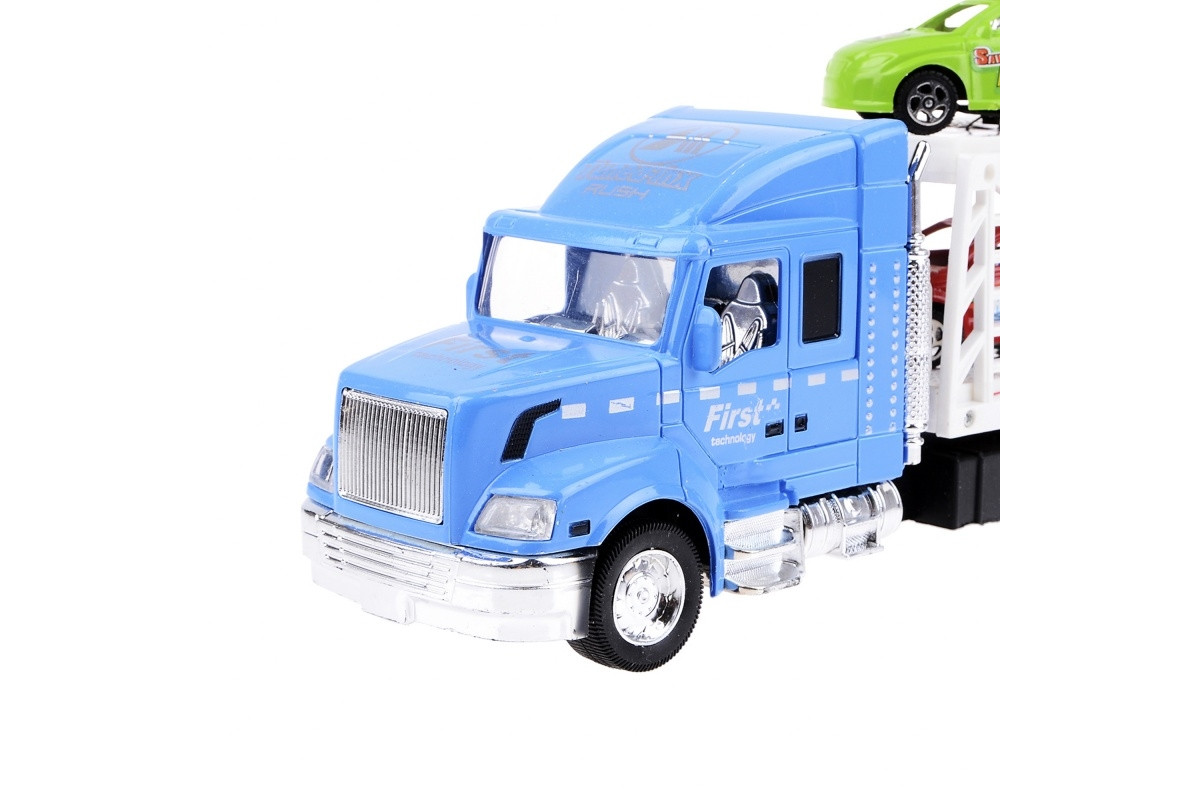Іграшкова вантажівка з платформою для машинок IM77B