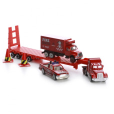 Ігровий набір Пожежники з вантажівкою, платформою та фігурками IM298