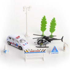 Ігровий набір Поліція з машинкою та вертольотом IM269
