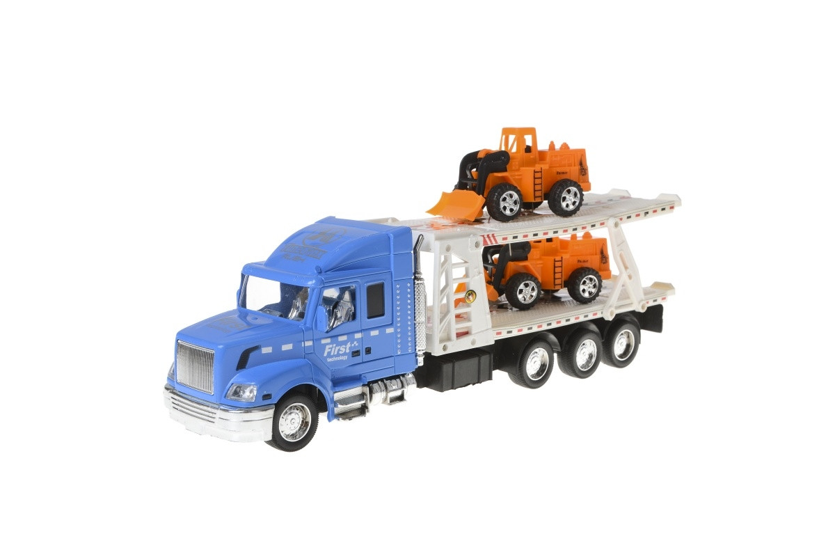 Іграшкова вантажівка з платформою для машинок IM77A