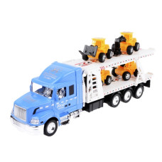 Іграшкова вантажівка з платформою для машинок IM76C