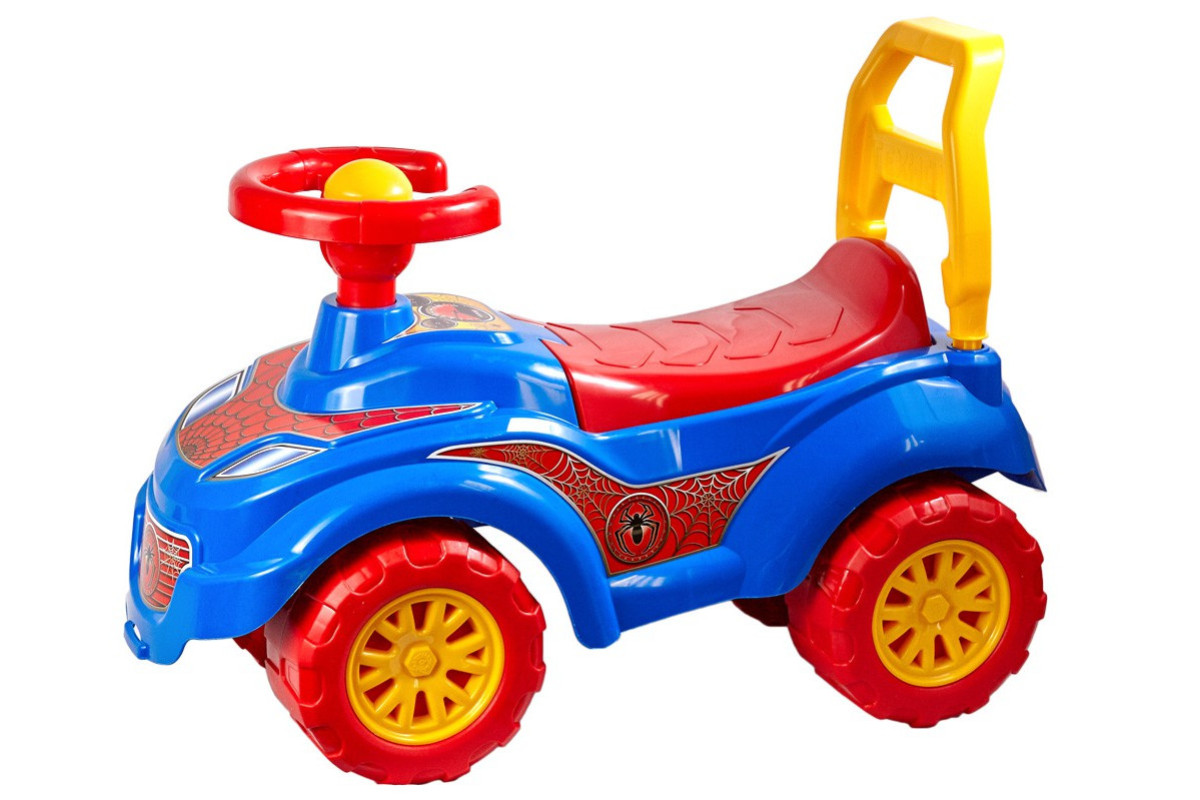Іграшка Автомобіль для прогулянок толокар Спайдер ТехноК