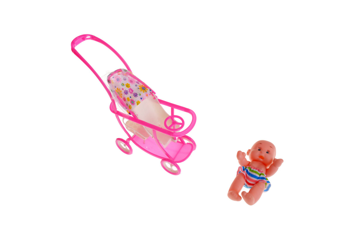 Лялька малюк з коляскою ID284